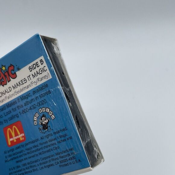 1994 McDonalds Magical Sealed 2 Cassettes Tapes Travel Tunes Ronald Makes Magic - Picture 7 of 7